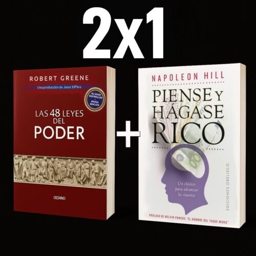 Las 48 Leyes Del Poder + Piense y Hagase Rico  (Robert Greene y Napoleon Hill)